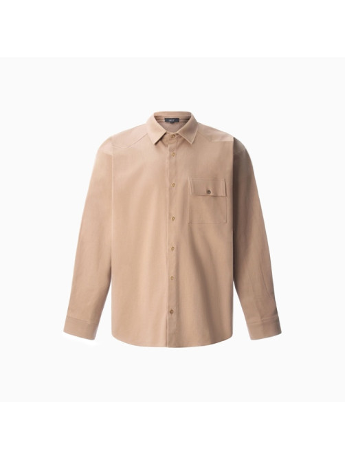 Рубашка мужская MIST oversize размер 54, бежевый