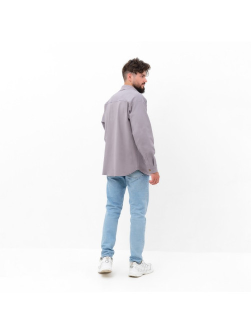Рубашка мужская MIST oversize размер 52, светло-серый