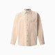 Рубашка мужская MIST oversize размер 54, цвет молочный