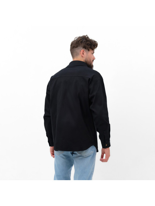 Рубашка мужская MIST oversize размер 54, чёрная