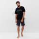 Пижама мужская KAFTAN Not found, размер 54, серая, чёрная