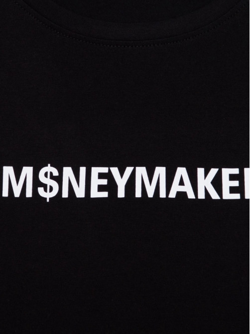 Пижама мужская (футболка, шорты) KAFTAN Moneymaker, размер 56, чёрная