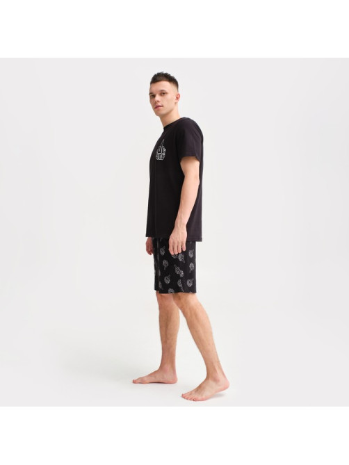 Пижама мужская KAFTAN F*ck you, размер 56, чёрная