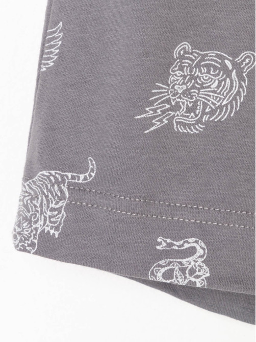 Пижама мужская (футболка, шорты) KAFTAN Tiger, размер 52