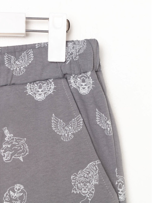 Пижама мужская (футболка, шорты) KAFTAN Tiger, размер 50