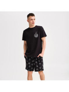 Пижама мужская KAFTAN F*ck you, размер 56, чёрная