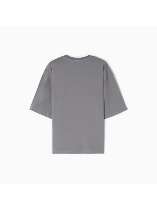 Футболка KAFTAN «пздц», размер 50, серый