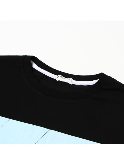 Футболка KAFTAN «Окна», размер 56, чёрная