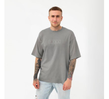 Футболка KAFTAN «пздц», размер 50, серый