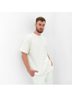 Футболка мужская MIST Men's casual размер 52, молочный