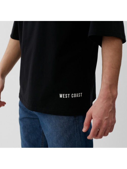 Футболка мужская MIST West, размер 46, чёрный