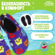 Аквашузы детские «Монстрики» ONLYTOP, р. 30-31, фиолетовые