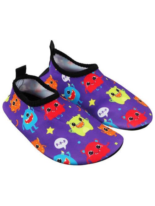 Аквашузы детские «Монстрики» ONLYTOP, р. 26-27, фиолетовые