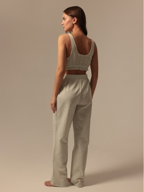 Брюки домашние женские SL HOME Linen, размер 44 (M)