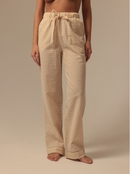Брюки домашние женские SL HOME Linen, размер 46 (L)