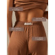 Брюки домашние женские SL HOME Soft Home, размер 46 (L), цвет кофейный