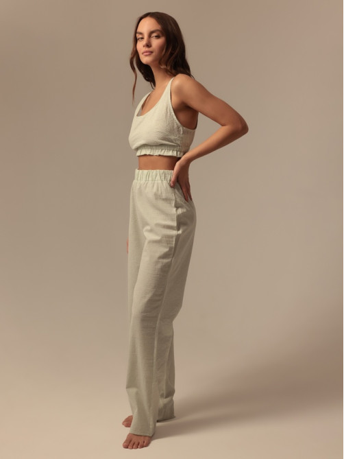 Брюки домашние женские SL HOME Linen, размер 42 (S)