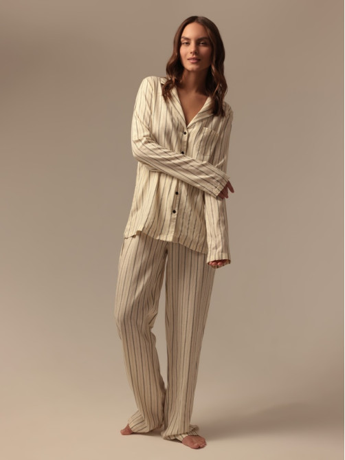 Брюки домашние женские SL HOME Linen, размер 48 (XL)