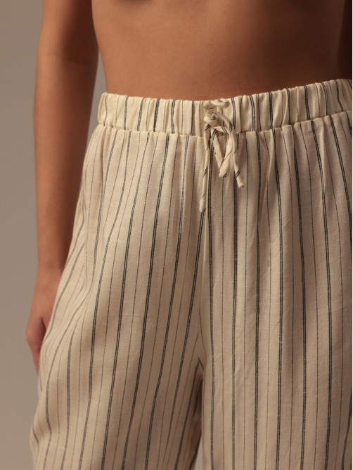 Брюки домашние женские SL HOME Linen, размер 42 (S)