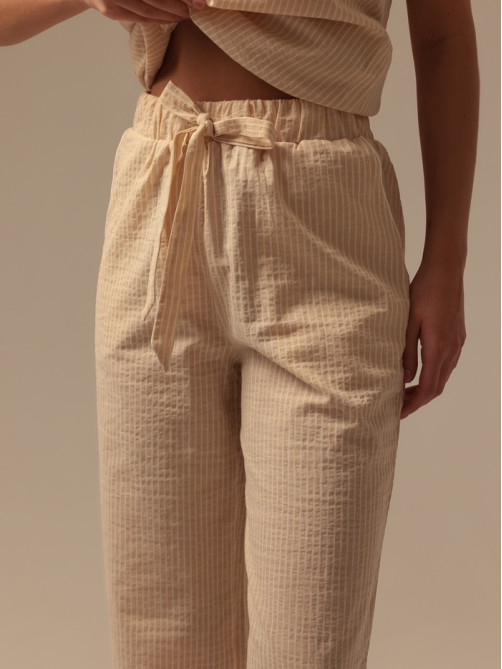 Брюки домашние женские SL HOME Linen, размер 46 (L)