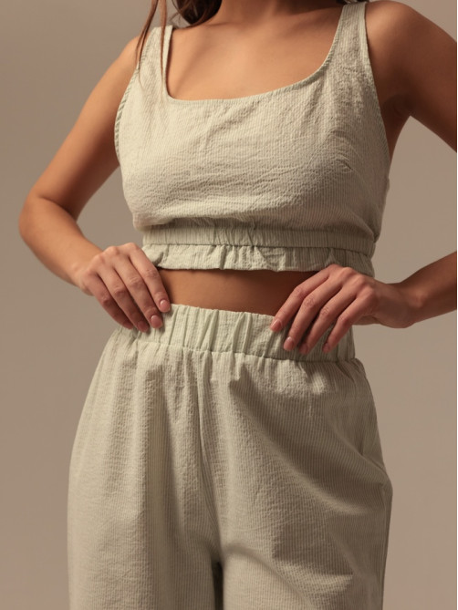 Брюки домашние женские SL HOME Linen, размер 42 (S)