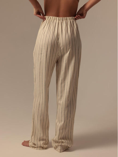 Брюки домашние женские SL HOME Linen, размер 46 (L)