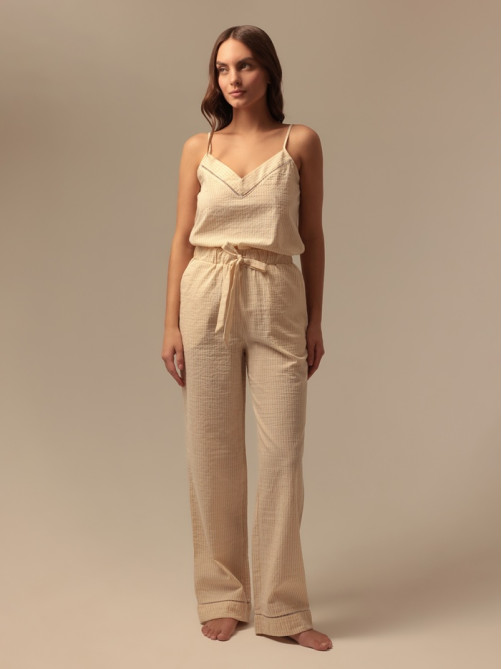 Брюки домашние женские SL HOME Linen, размер 46 (L)