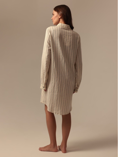 Сорочка ночная женская SL HOME Linen, размер 42 (S)
