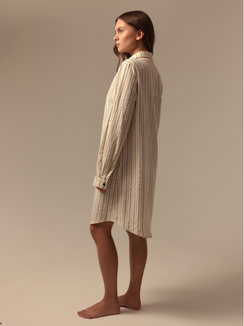Сорочка ночная женская SL HOME Linen, размер 42 (S)