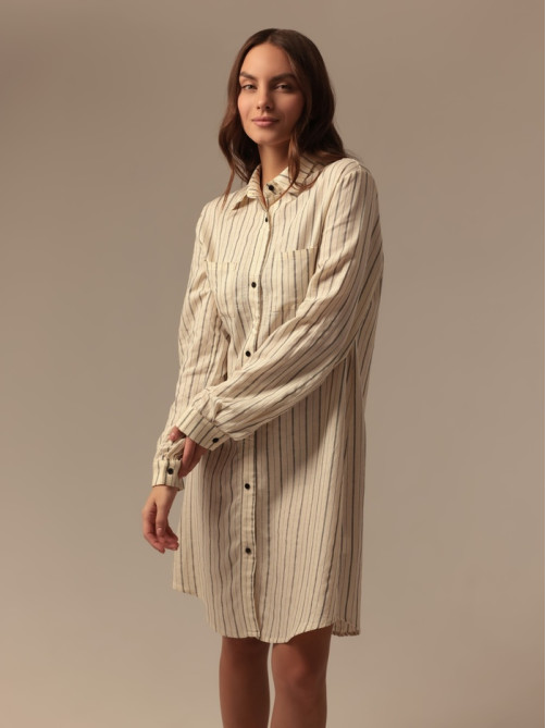 Сорочка ночная женская SL HOME Linen, размер 42 (S)