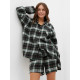 Пижама женская (рубашка, шорты) KAFTAN, размер 40-42, зелёная