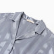 Пижама женская (рубашка, брюки) KAFTAN «Полоска», серо-голубая, размер 48-50