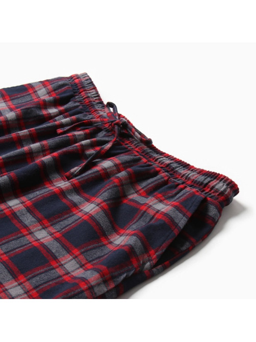Пижама женская (рубашка, шорты) KAFTAN, размер 40-42, синяя