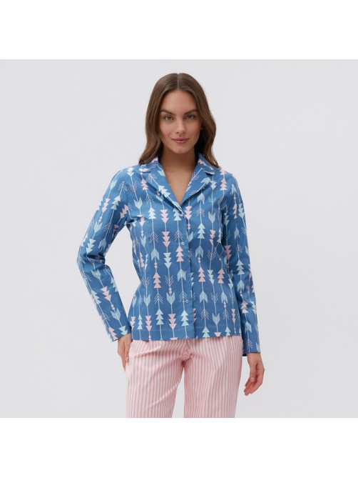 Пижама женская (рубашка, брюки) KAFTAN «Стрелы», размер 40-42