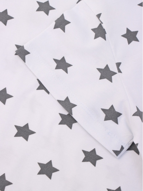 Пижама женская (футболка, шорты) KAFTAN Star, размер 44-46, серая