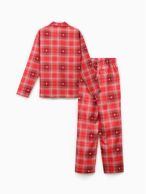 Пижама женская (рубашка, брюки) KAFTAN Red, размер 48-50
