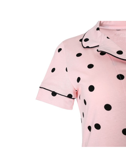 Пижама женская (рубашка, шорты) KAFTAN Cute, размер 40-42