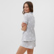 Пижама женская (рубашка, шорты) KAFTAN Star, размер 48-50