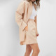 Пижама женская (рубашка, шорты) KAFTAN, размер 48-50, бежевая