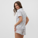 Пижама женская (рубашка, шорты) KAFTAN Star, размер 48-50