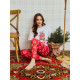 Пижама новогодняя женская (футболка, брюки) KAFTAN Love, размер 52-54