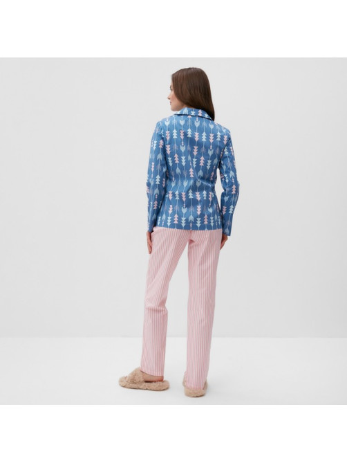 Пижама женская (рубашка, брюки) KAFTAN «Стрелы», размер 40-42
