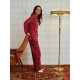 Пижама новогодняя женская (рубашка, брюки) KAFTAN «Клетка», размер 44-46