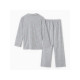 Пижама женская (рубашка, брюки) KAFTAN Fresh, размер 52-54, серая
