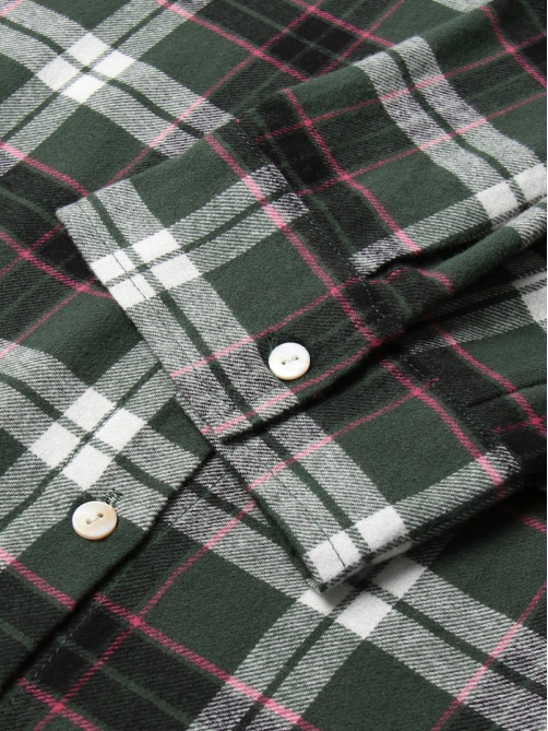 Пижама женская (рубашка, шорты) KAFTAN, размер 40-42, зелёная