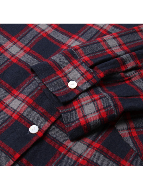 Пижама женская (рубашка, шорты) KAFTAN, размер 40-42, синяя