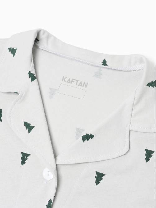 Пижама новогодняя женская (футболка, брюки) KAFTAN «Елки», размер 40-42
