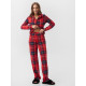 Пижама новогодняя женская (рубашка, брюки) KAFTAN Christmas, размер 40-42