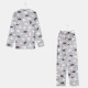 Пижама женская (рубашка, брюки) KAFTAN «Елки», размер 40-42