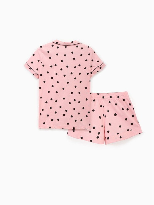 Пижама женская (рубашка, шорты) KAFTAN Cute, размер 40-42